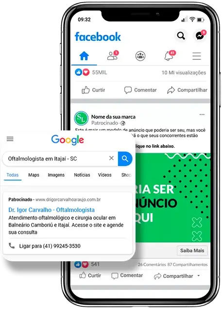 Pesquisa de celular no google